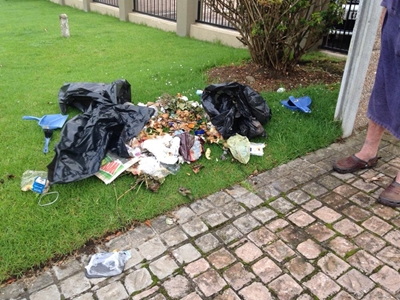 Garbage collection backlog frustrates residents